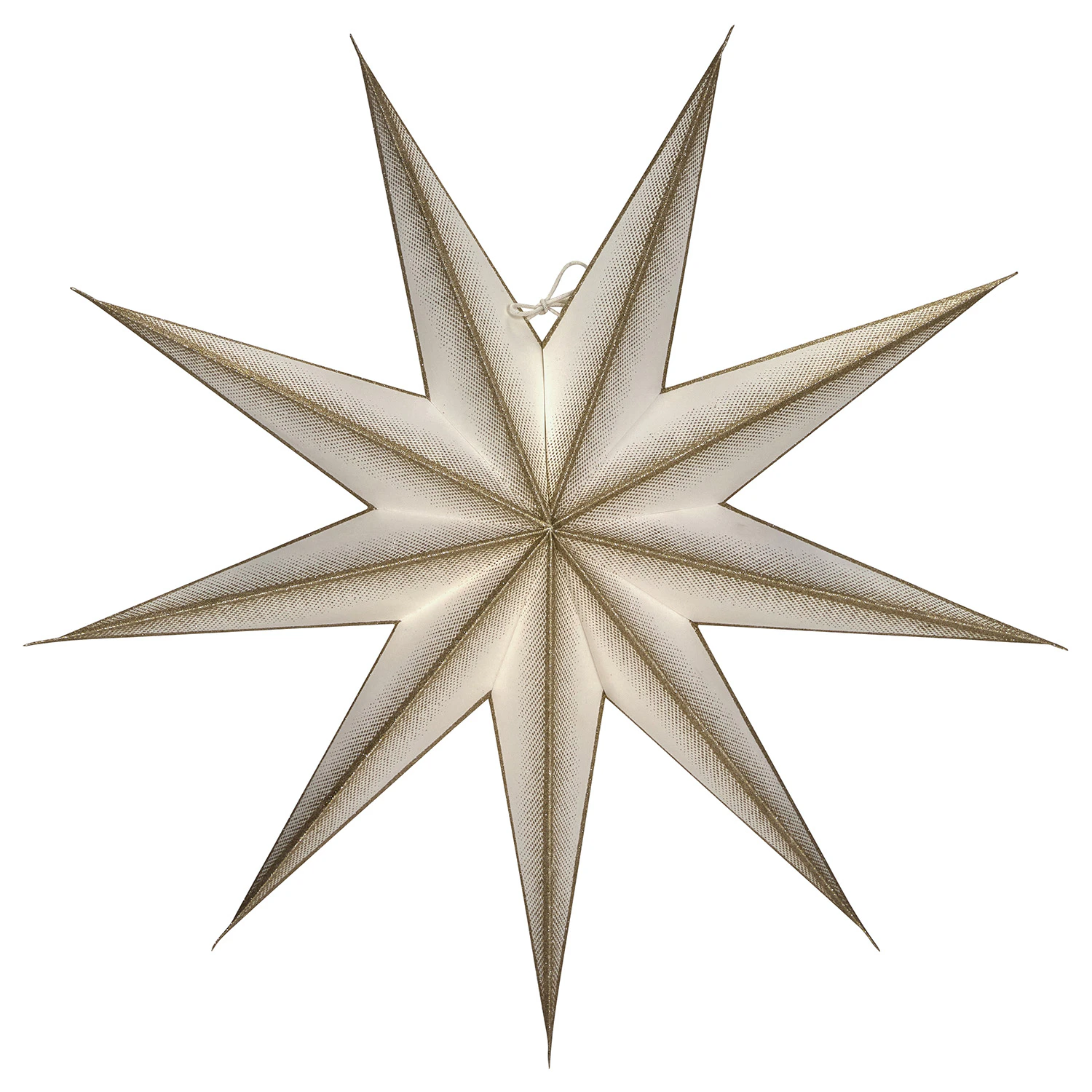 House Doctor 9 Point Stjärna Ø60cm /champagne - Julstjärnor Polyester Off-White