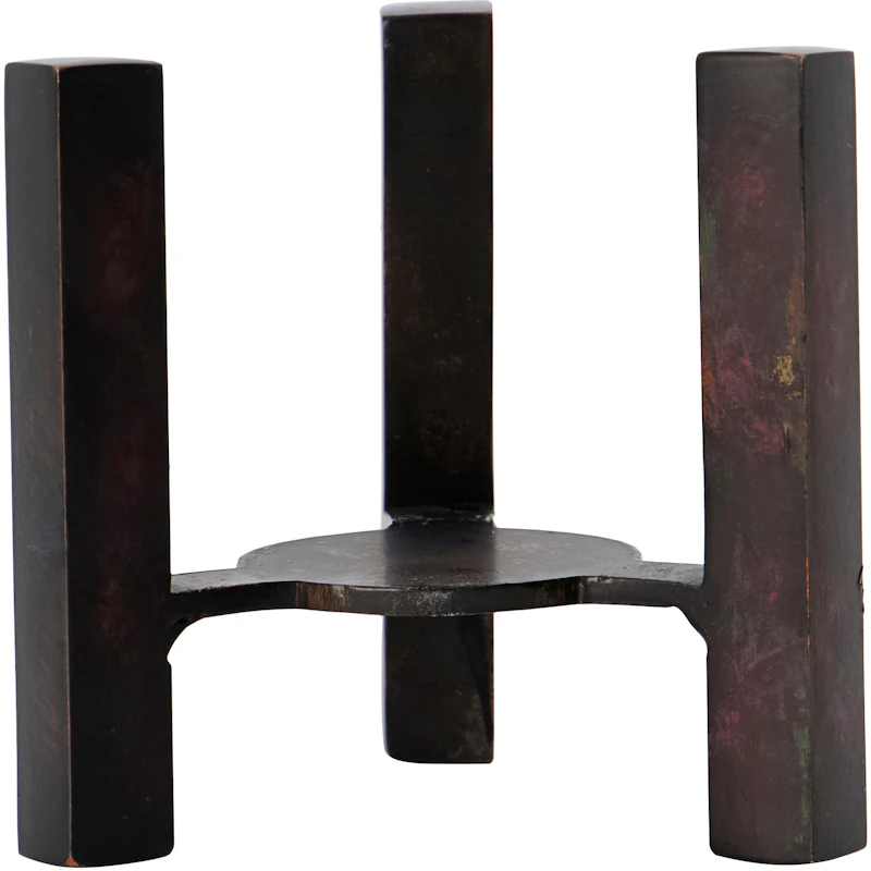 Bejo Ljusstake Antik Brun, 8x7x8 cm