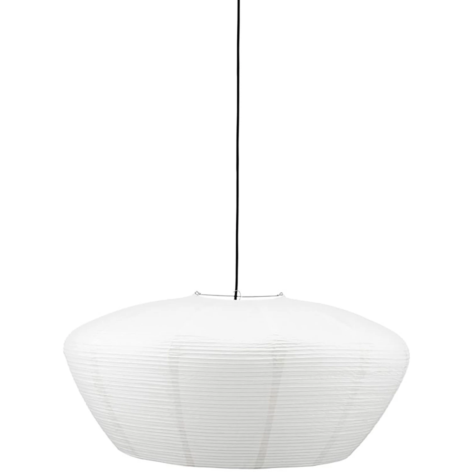 House Doctor Bidar Lampskärm 82cm - Lampskärmar Rispapper Vit