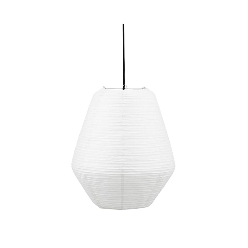 Bidar Lampskärm 36cm, Vit