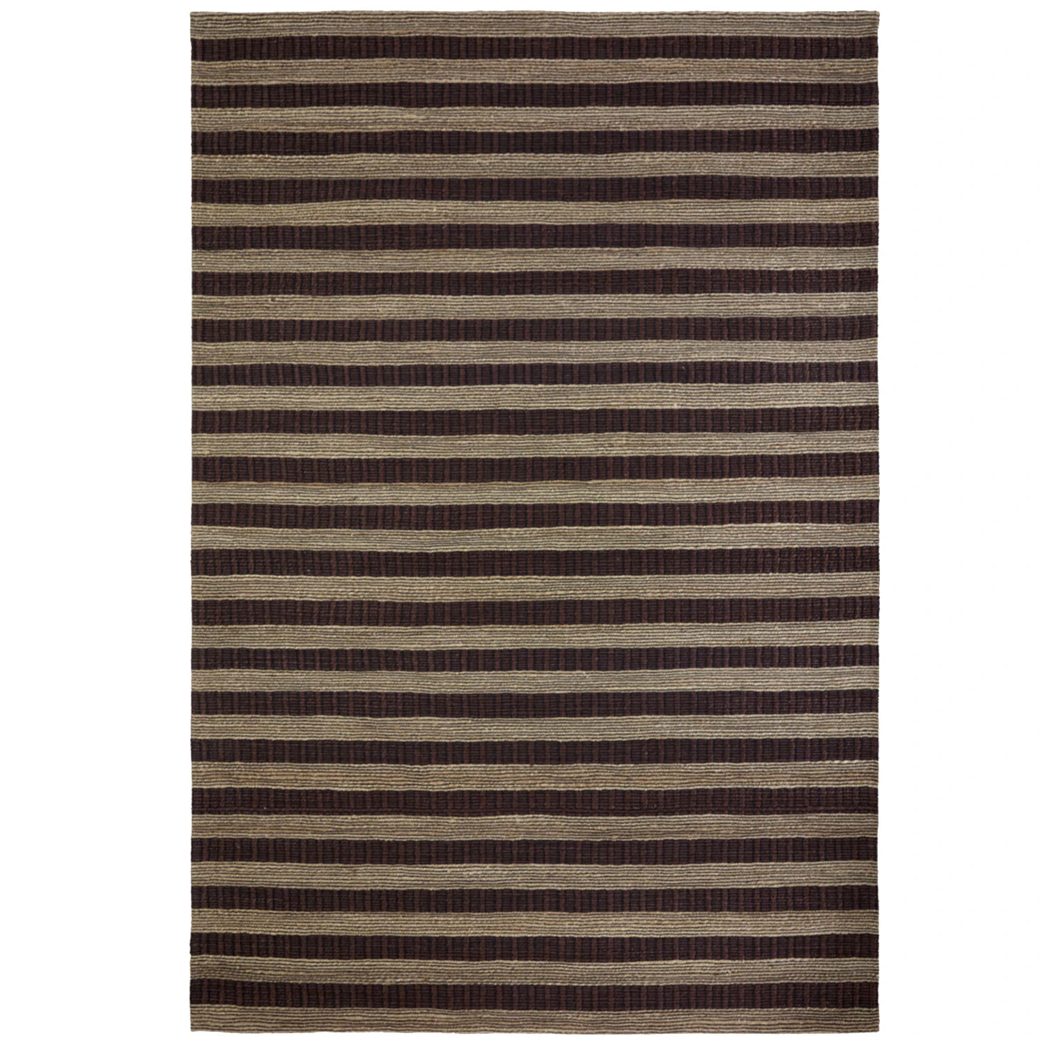 House Doctor Block Matta 200x300 Cm /natur - Mönstrade mattor Bomull Brun