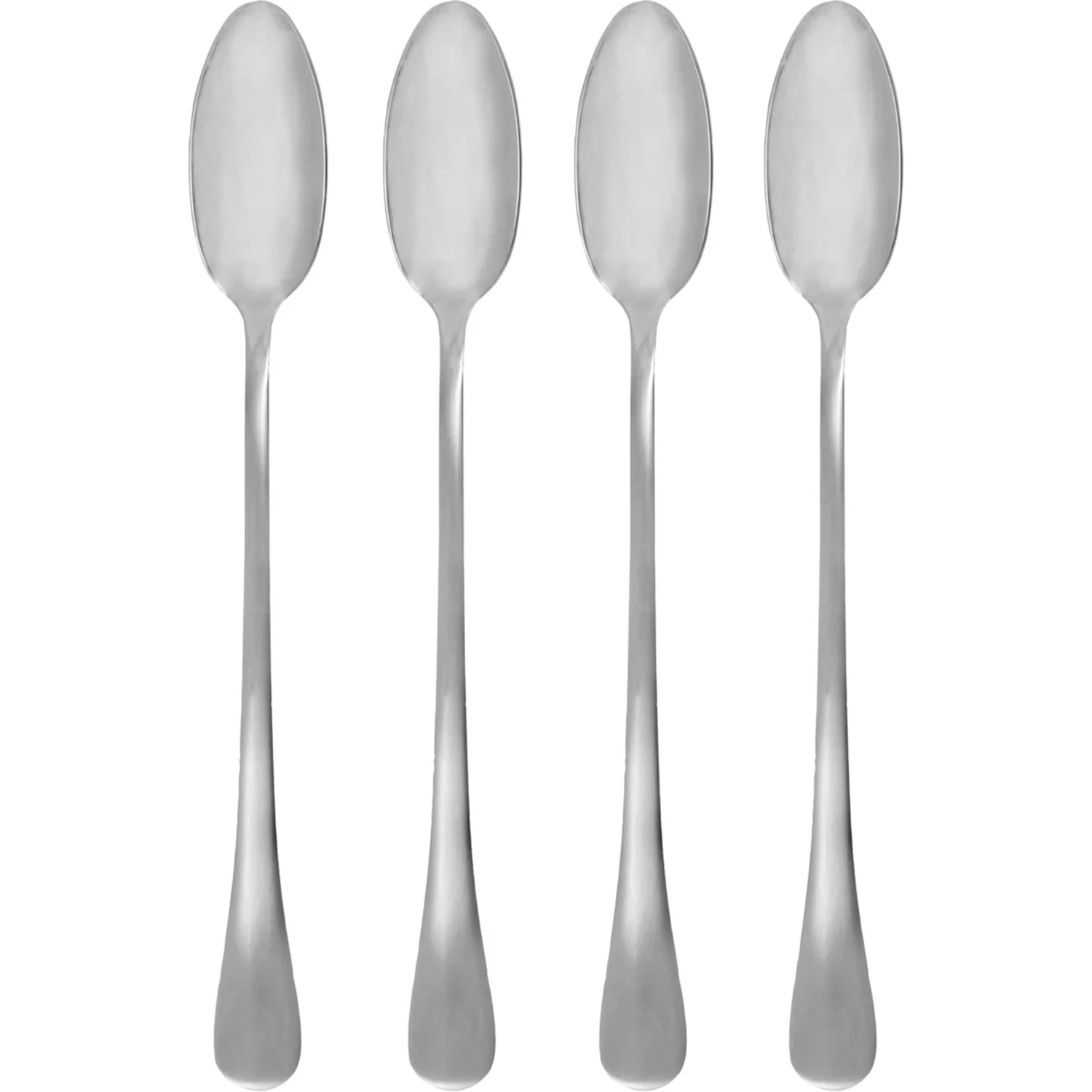 house doctor brush lång sked 4-pack - rostfritt stål silver