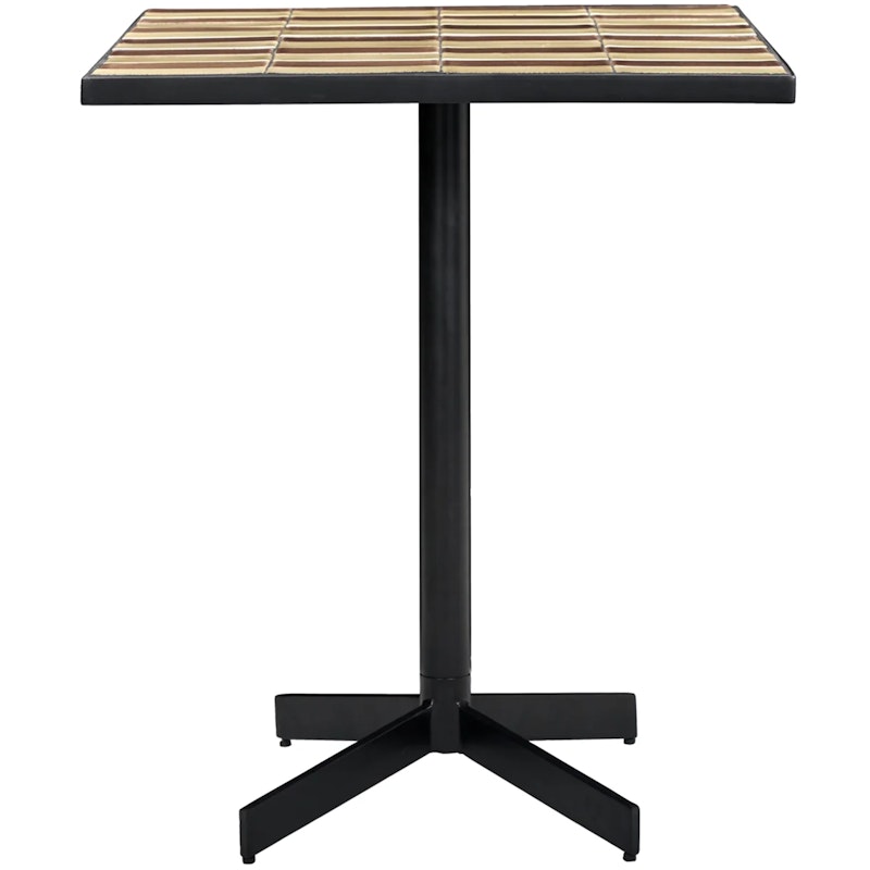 Stripe Cafe table / Sidobord, Beige