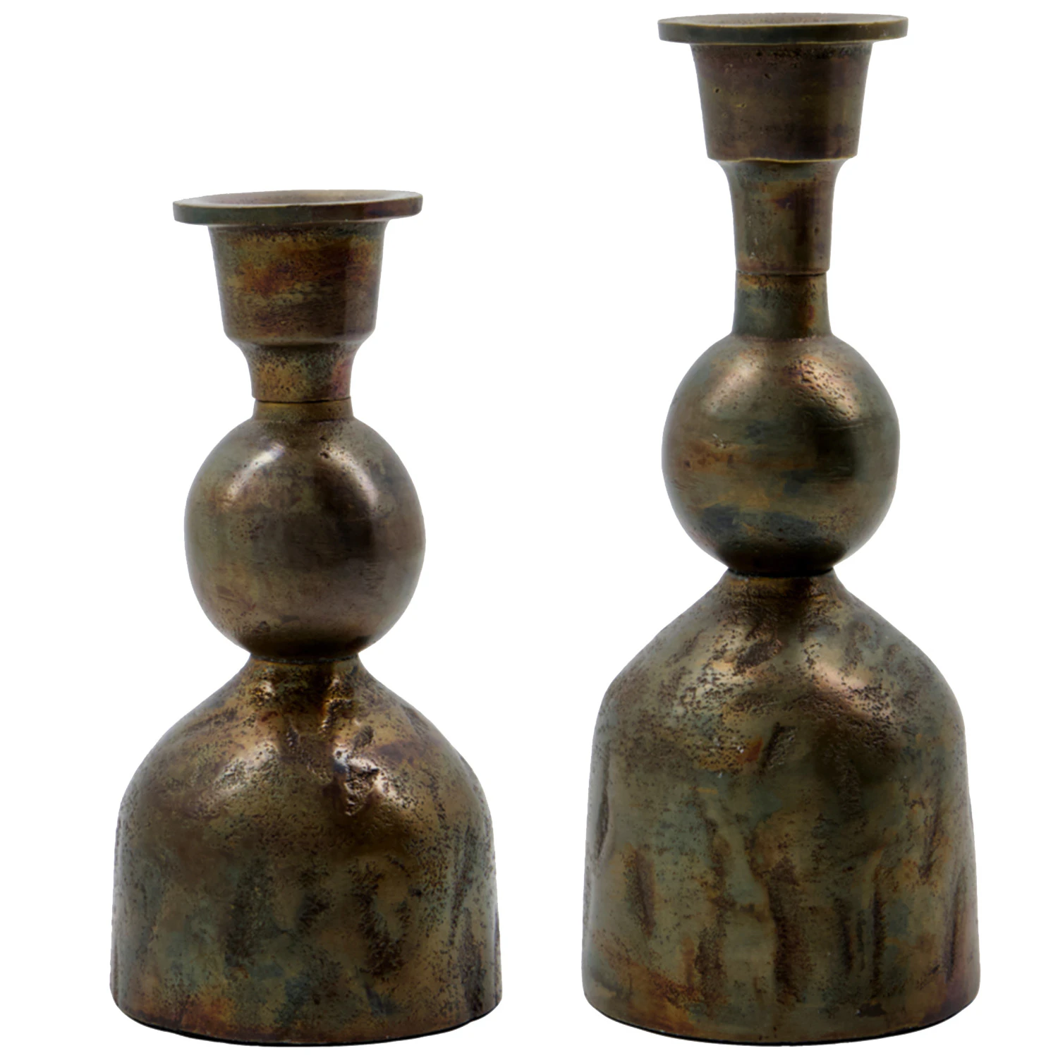 House Doctor Cast Ljusstake - Ljuslyktor Aluminium Antikm&auml;ssing