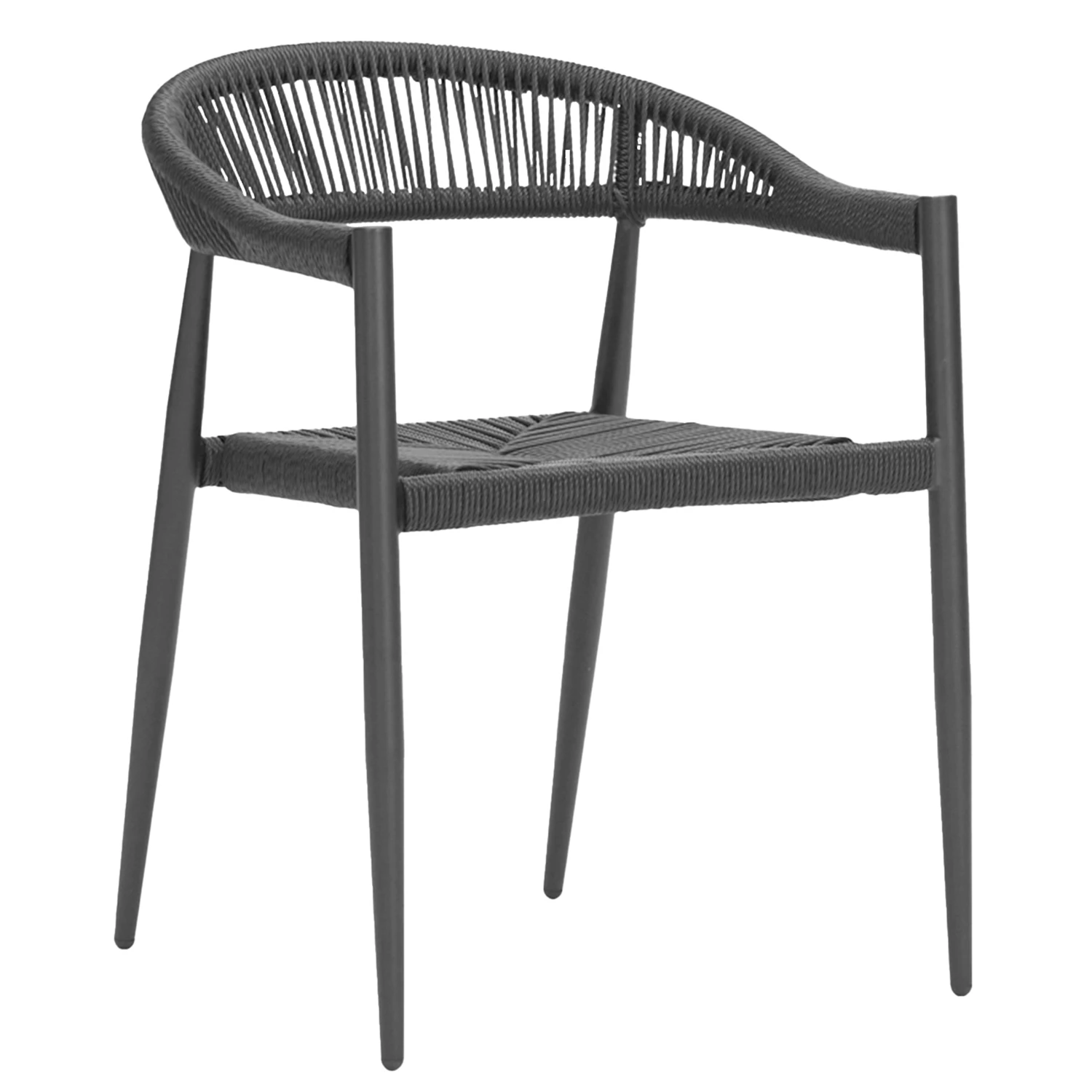 House Doctor Coon Stol - Stolar Aluminium Svart