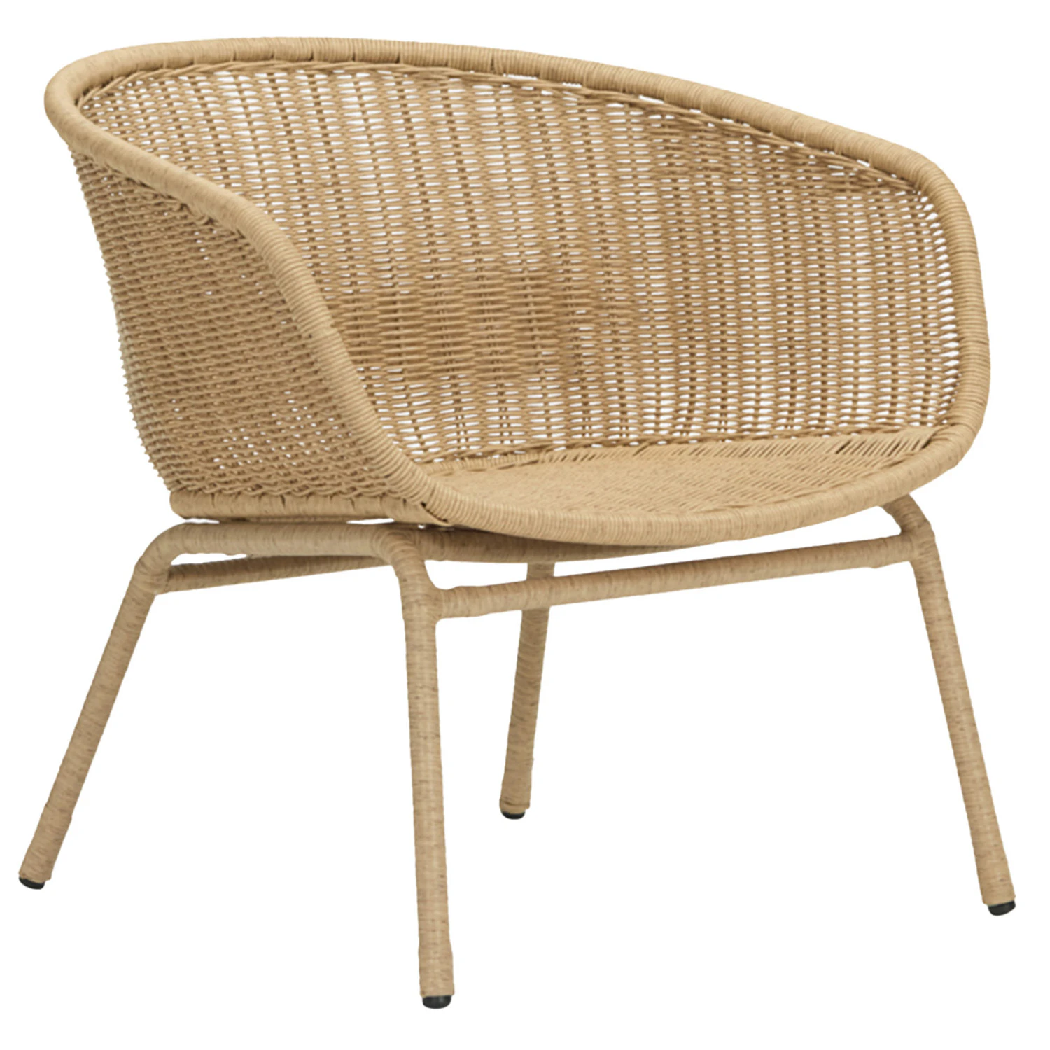 House Doctor Hapur Loungestol Natur - Stolar Aluminium Natural