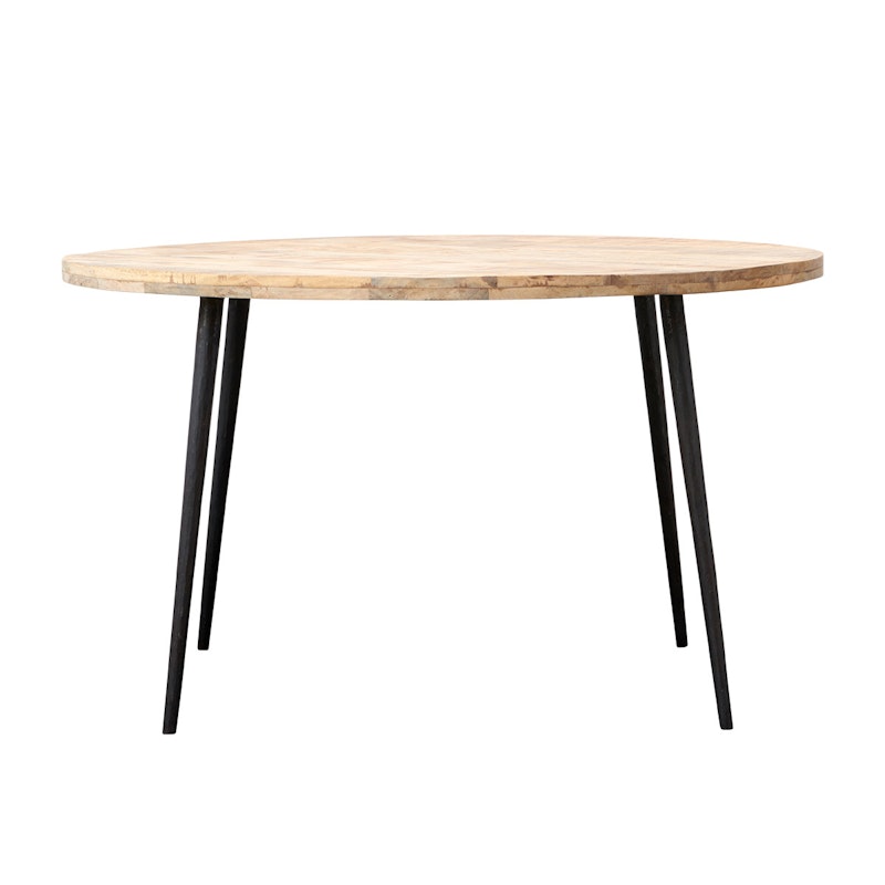 Club Matbord Ø130 cm, Ljust trä