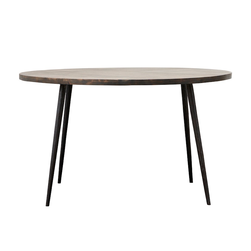 Club Matbord Ø130 cm, Svartbets