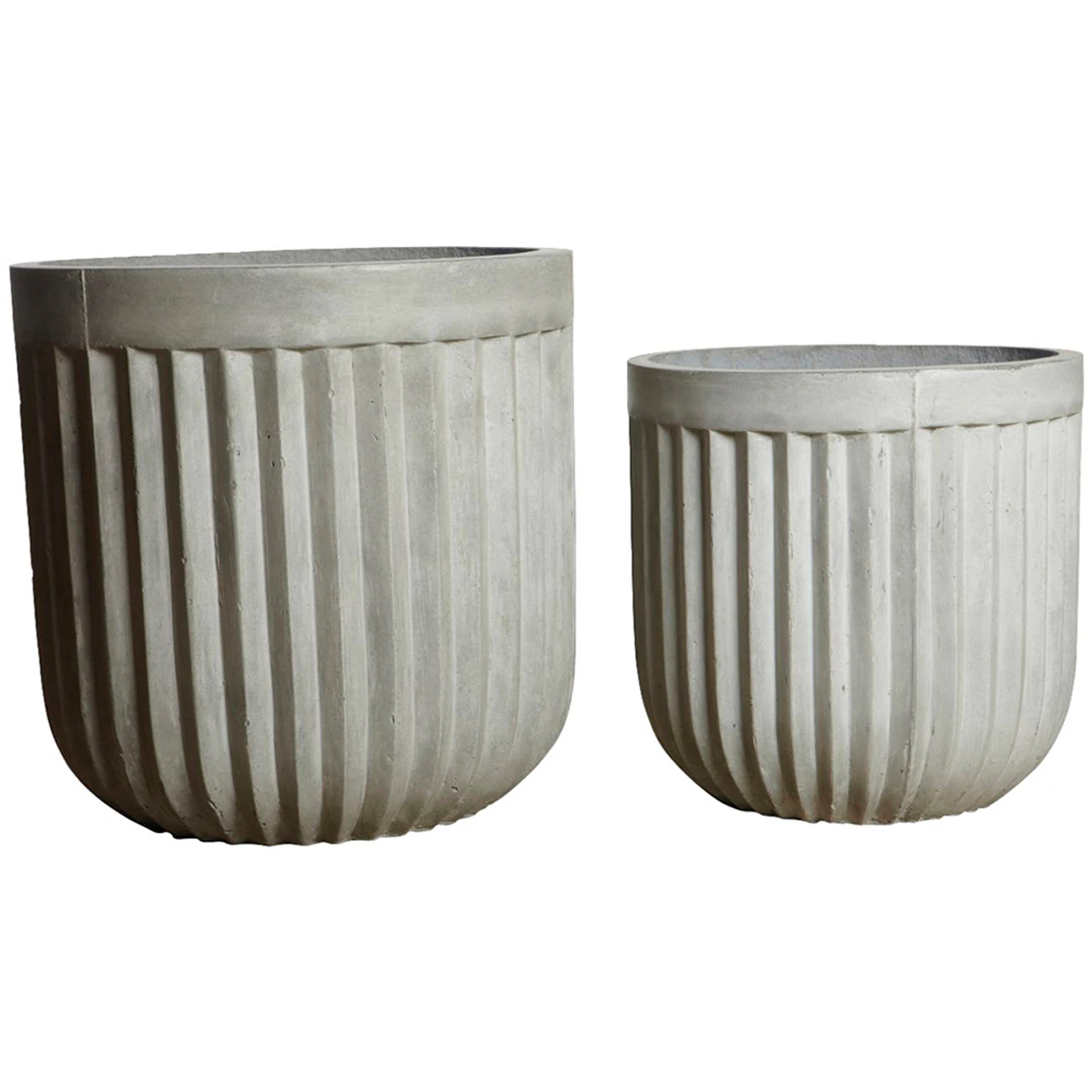 House Doctor Concrete Krukor 2-pack - Krukor Cement Grå