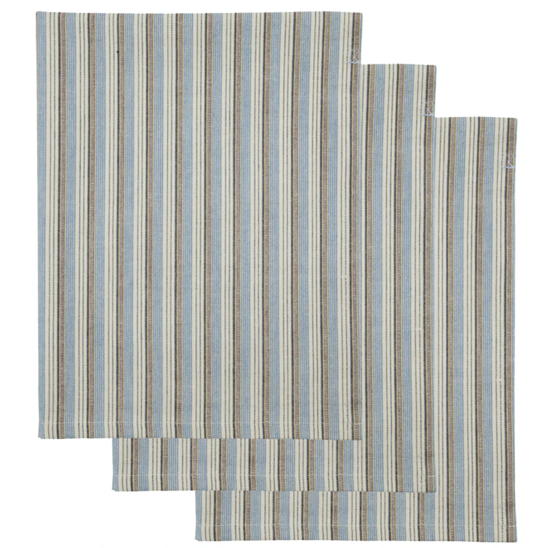 Cook Kökshandduk 55x75 cm 4-pack, Blå/Sand