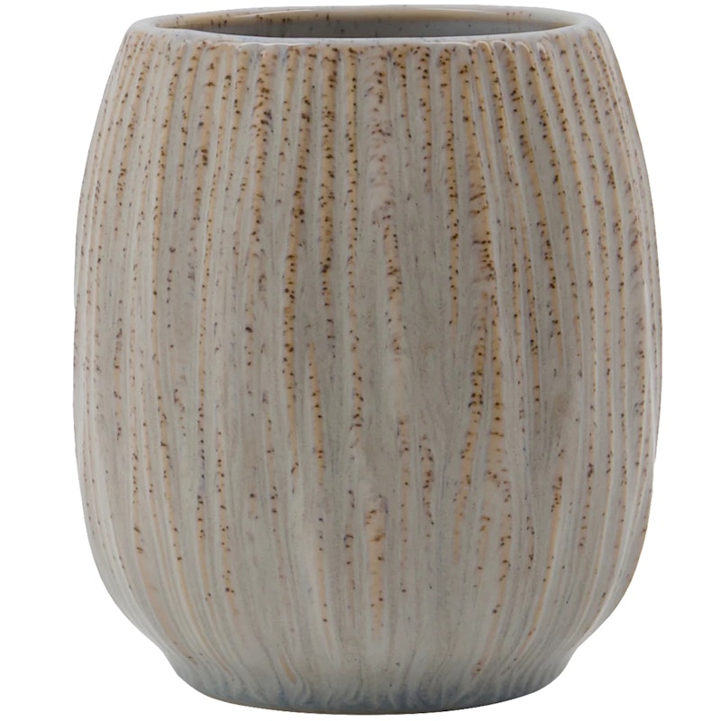 Deco Tandborstmugg, Off-white