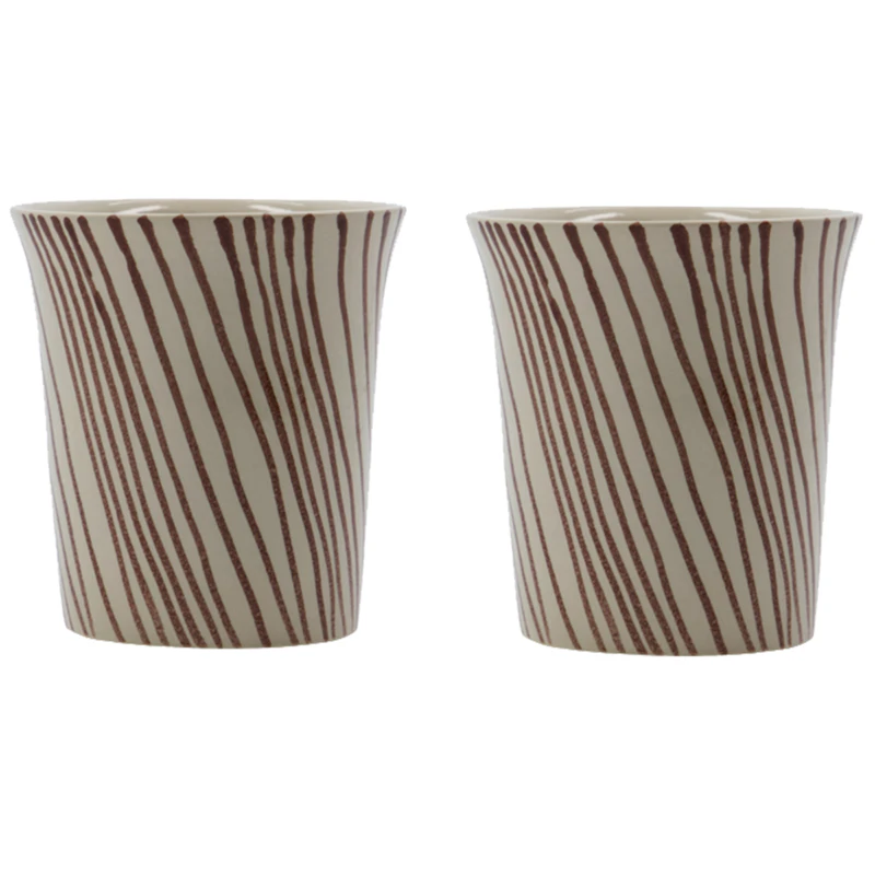 Diva Mugg 2-pack, Brun