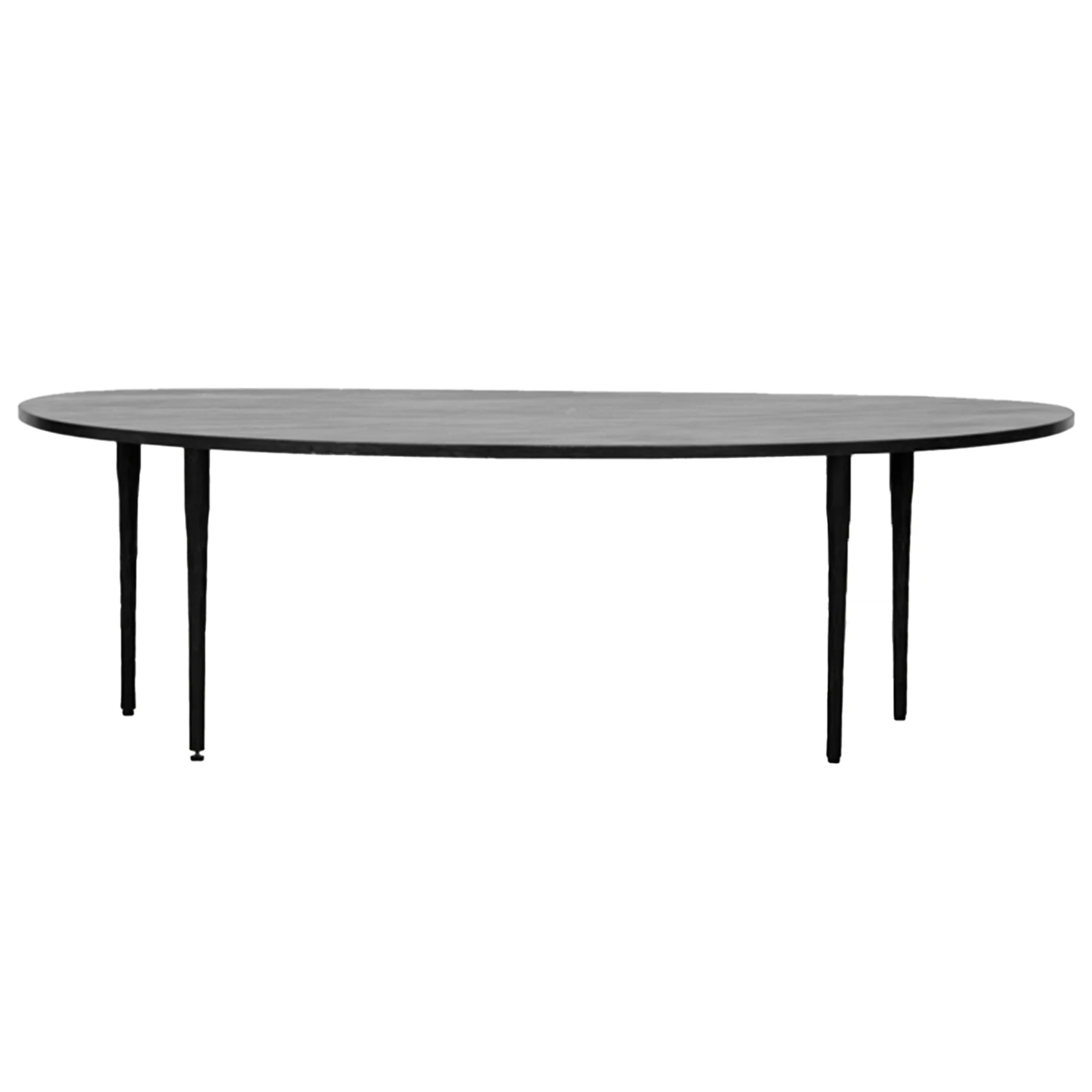 house doctor eda soffbord - soffbord järn svart marmor