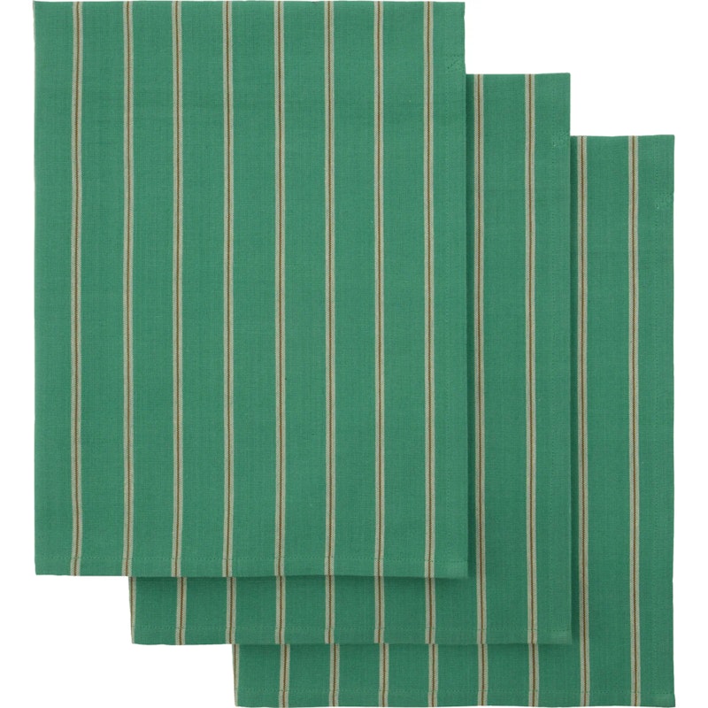 HDCook Kökshandduk 55x75 cm 3-pack, Grön