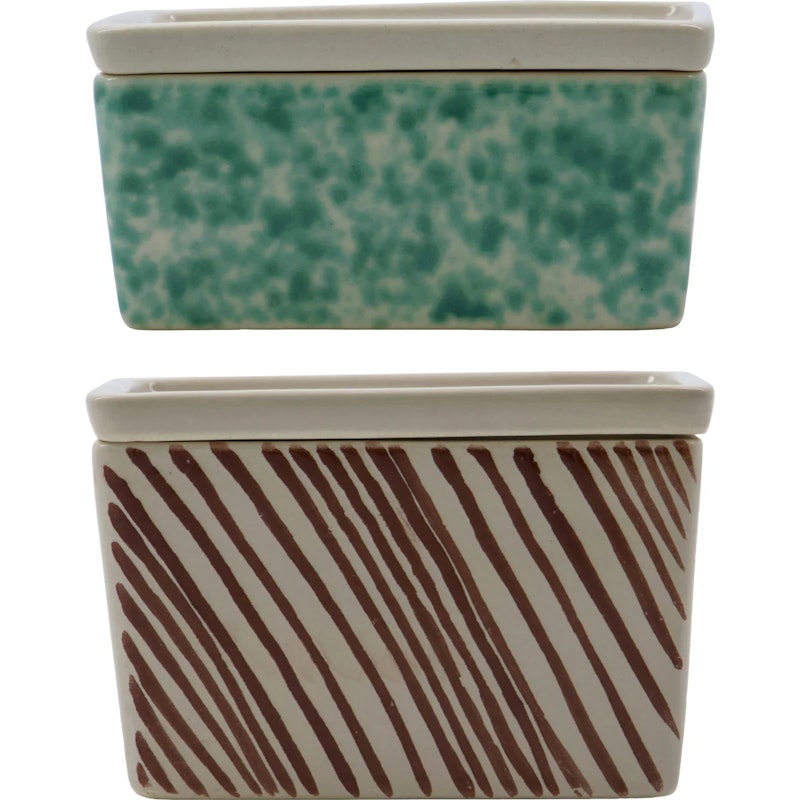 HDDiva Förvaringslåda Grön, 2-pack