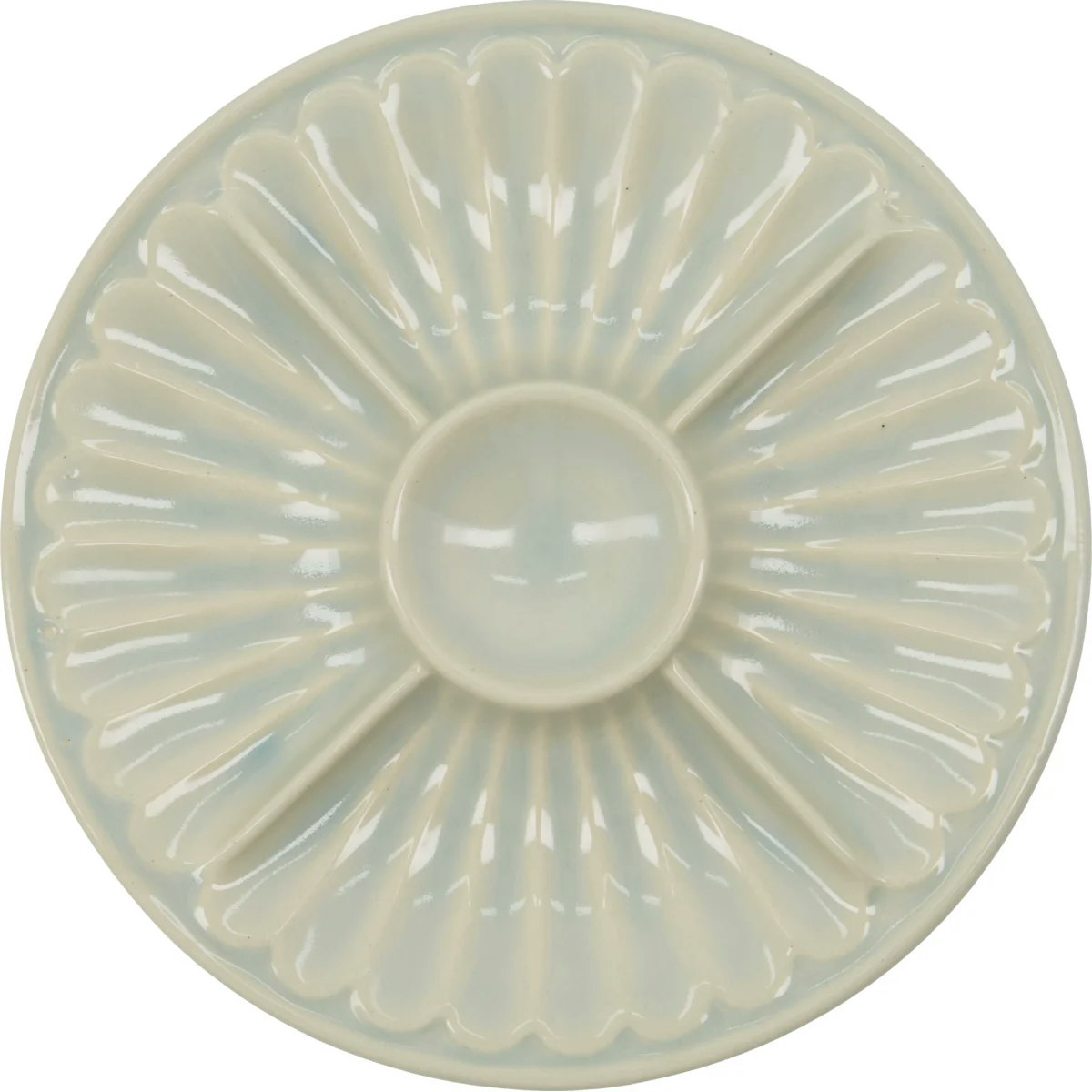 House Doctor Hddiva Serveringsbricka 25 Cm - Uppl&auml;ggningsfat Lergods Ljusbl&aring;