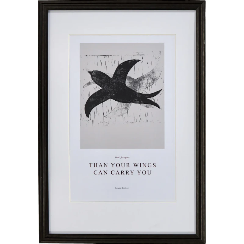 HDFly Tavla 40x60 cm, Svart