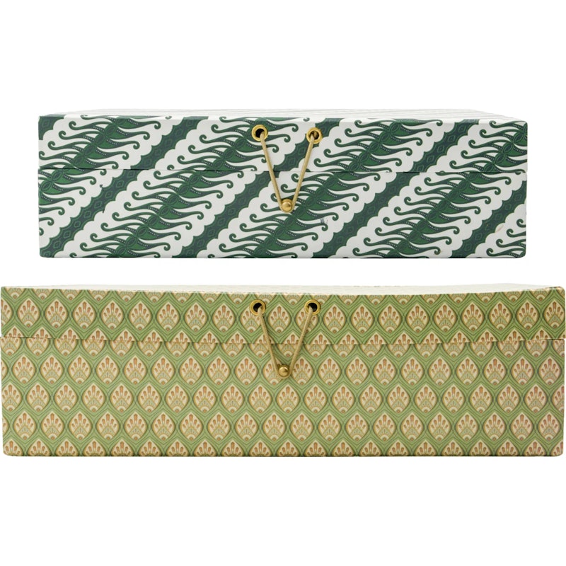 HDKeep Förvaringslåda Khaki 2-pack