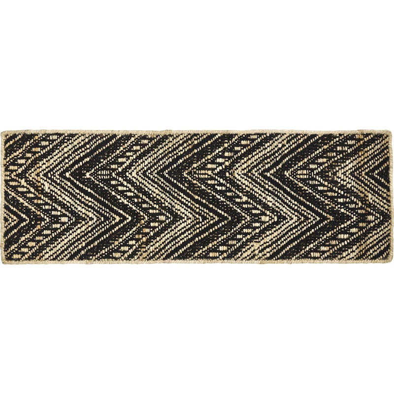 HDMonta Matta 28x83 cm, Svart / Natur