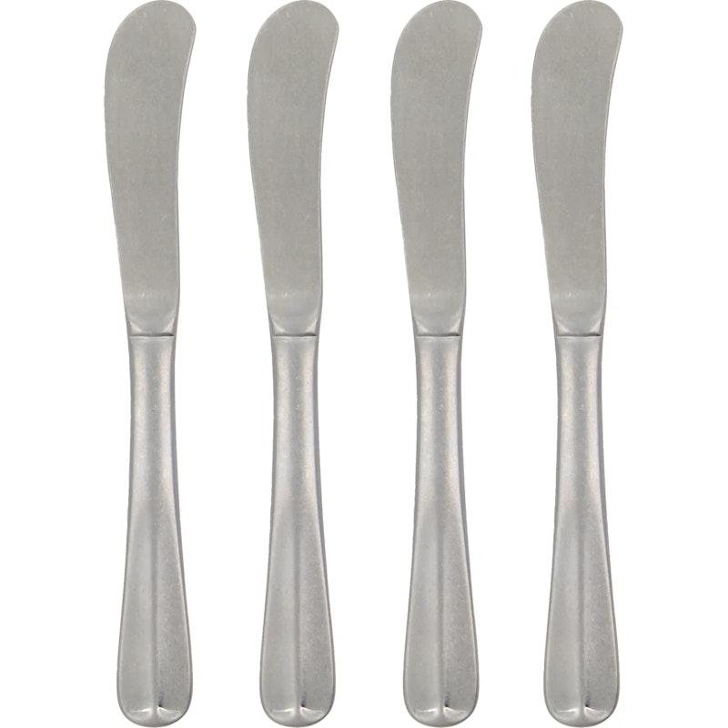 HDMora Smörkniv 4-pack, Silver finish