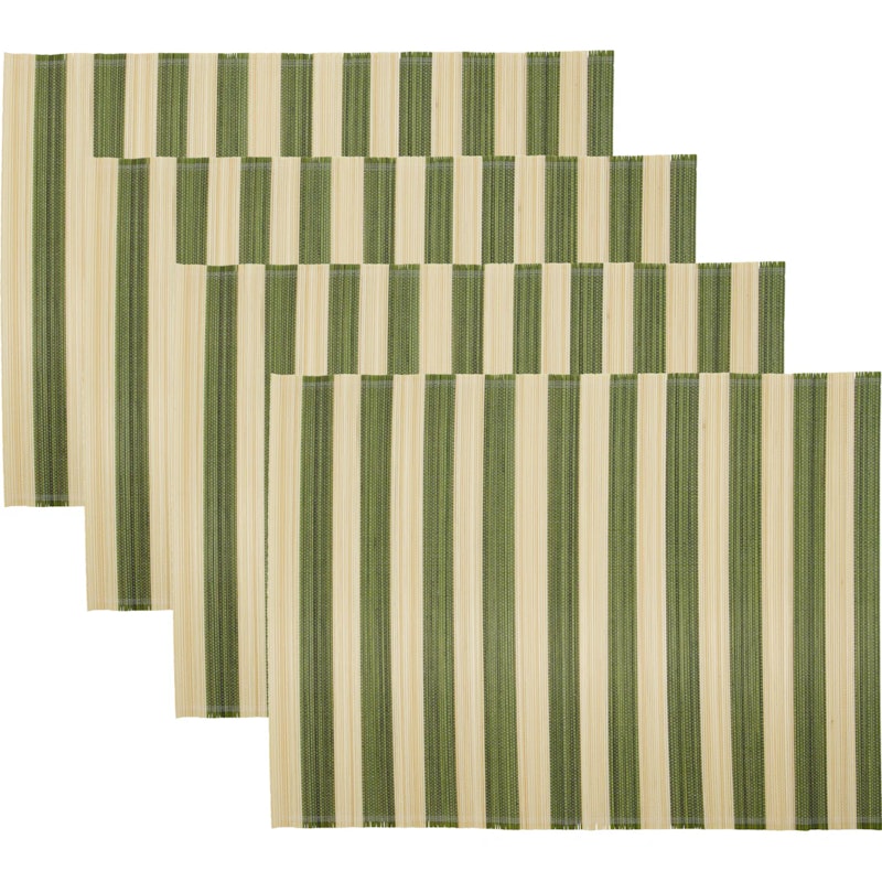 HDRayas Bordstablett 35x46 cm 4-pack, Grön / Natur