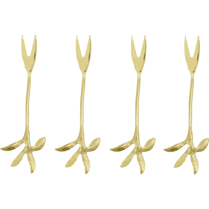 HDServe Gaffel 4-pack, Antique Gold