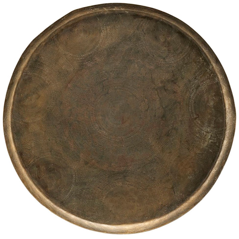 Jhansi Bricka 80cm, Antik Mässing