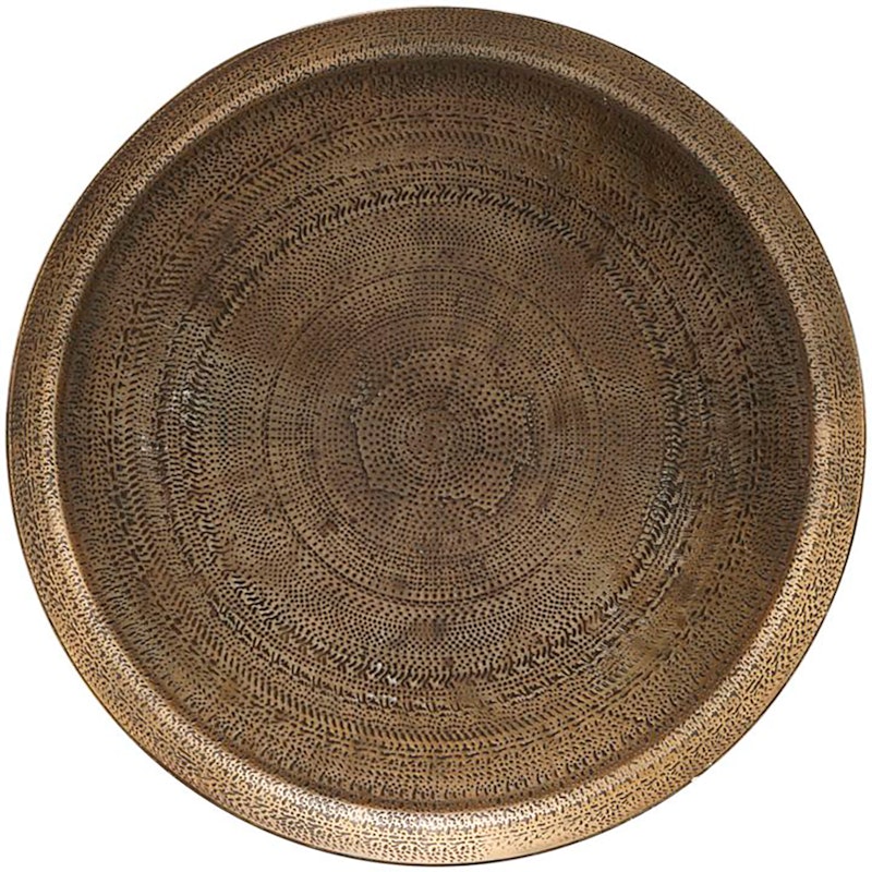 Jhansi Bricka 29cm, Antik Mässing