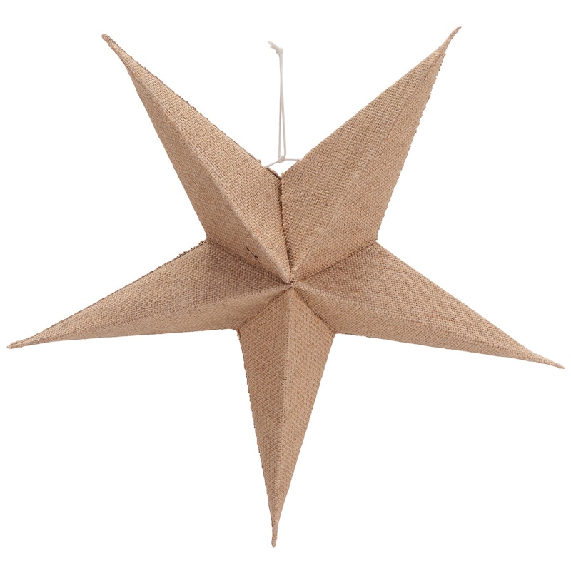 Jute Julstjärna Ø45 cm