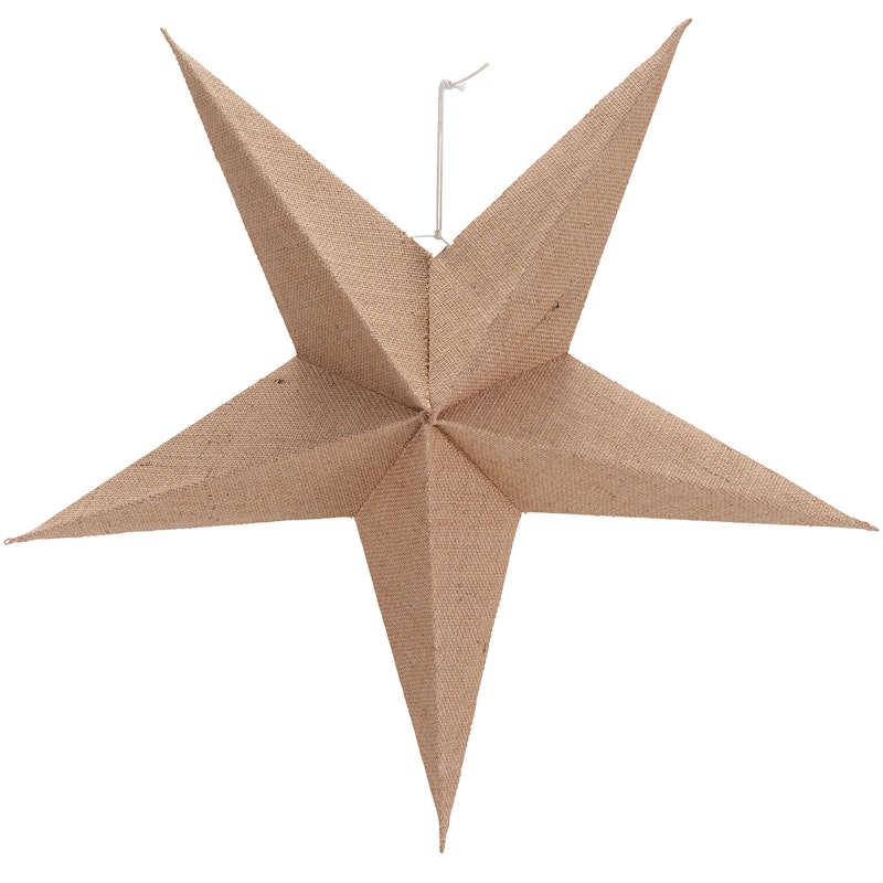 Jute Julstjärna Ø60 cm
