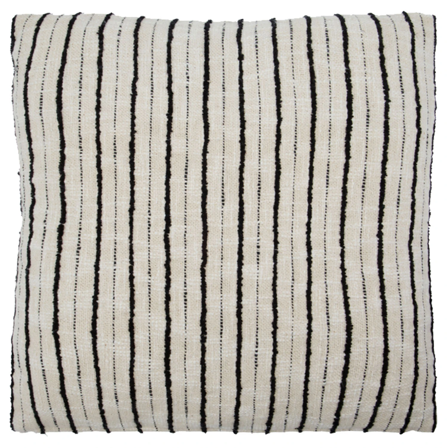 House Doctor Lines Kuddfodral 50x50 Cm /vit - Prydnadskuddar & Fodral Akryl Svart