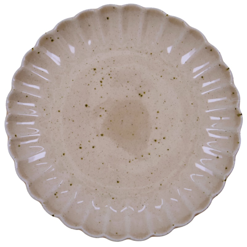 Scallop Tallrik Ø20 cm, Rosa