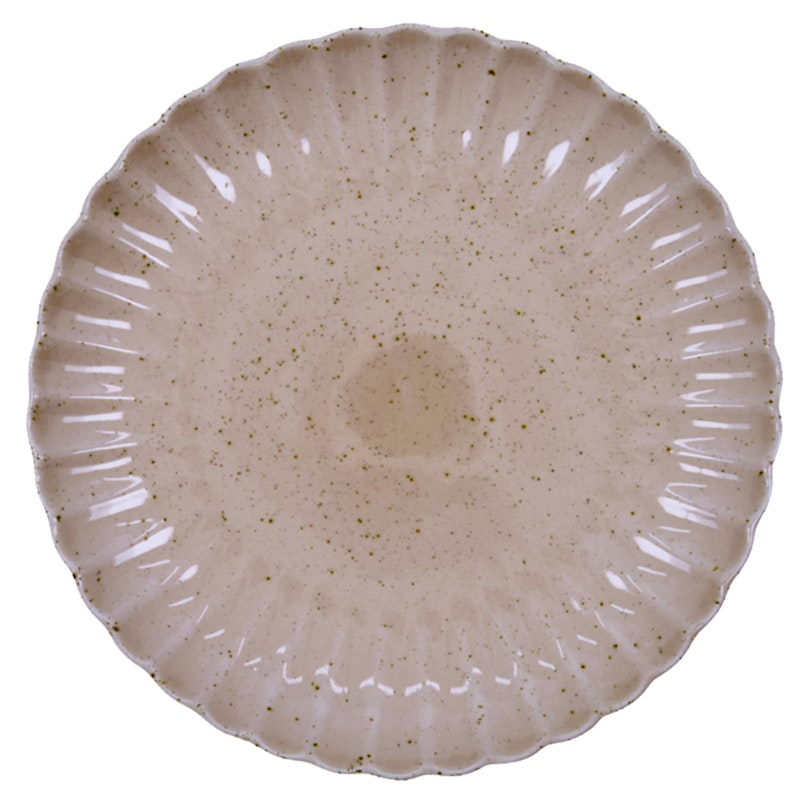 Scallop Tallrik Ø26 cm, Rosa