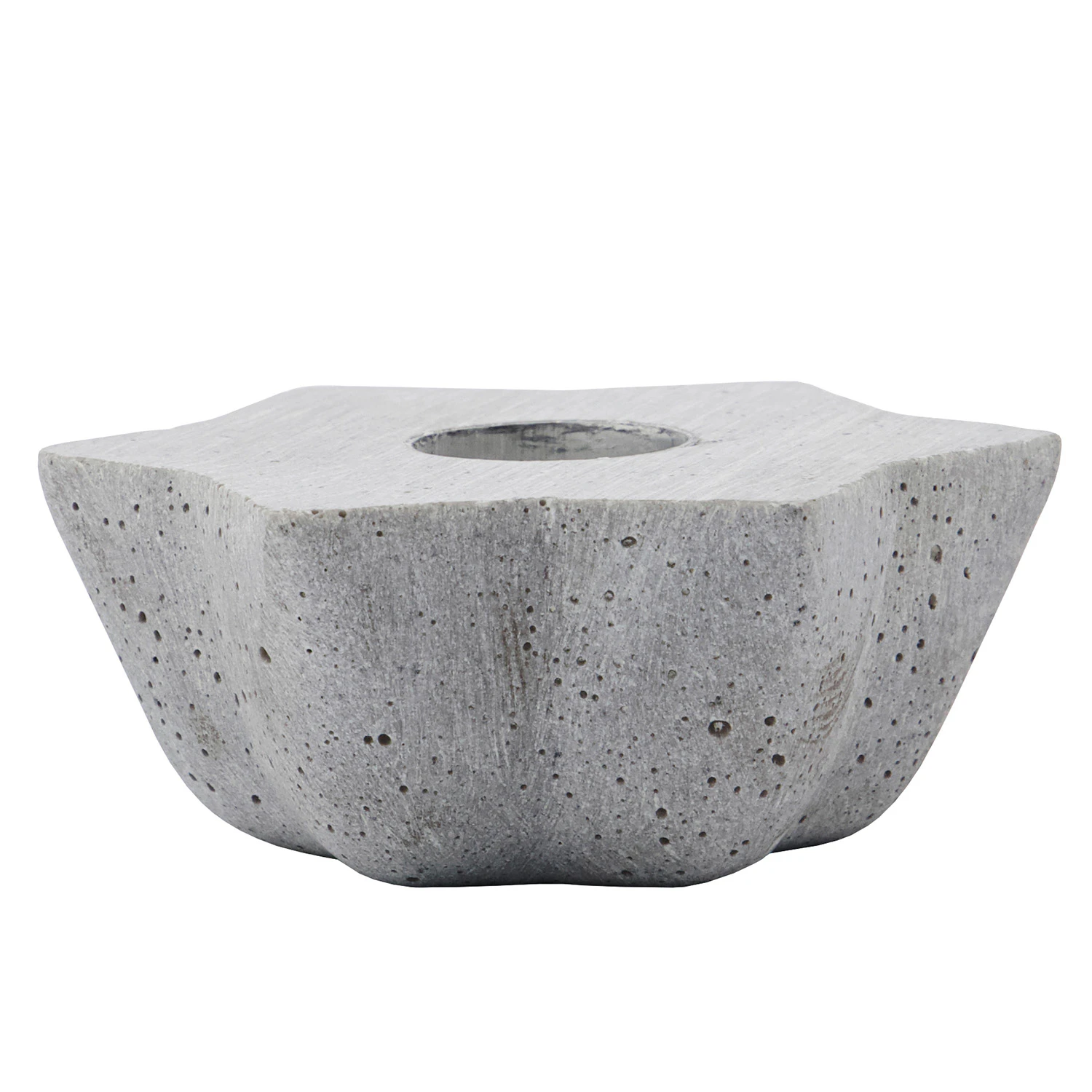 House Doctor Mold Little Star Ljusstake - Ljusstakar & Ljuslyktor Polystone Grå