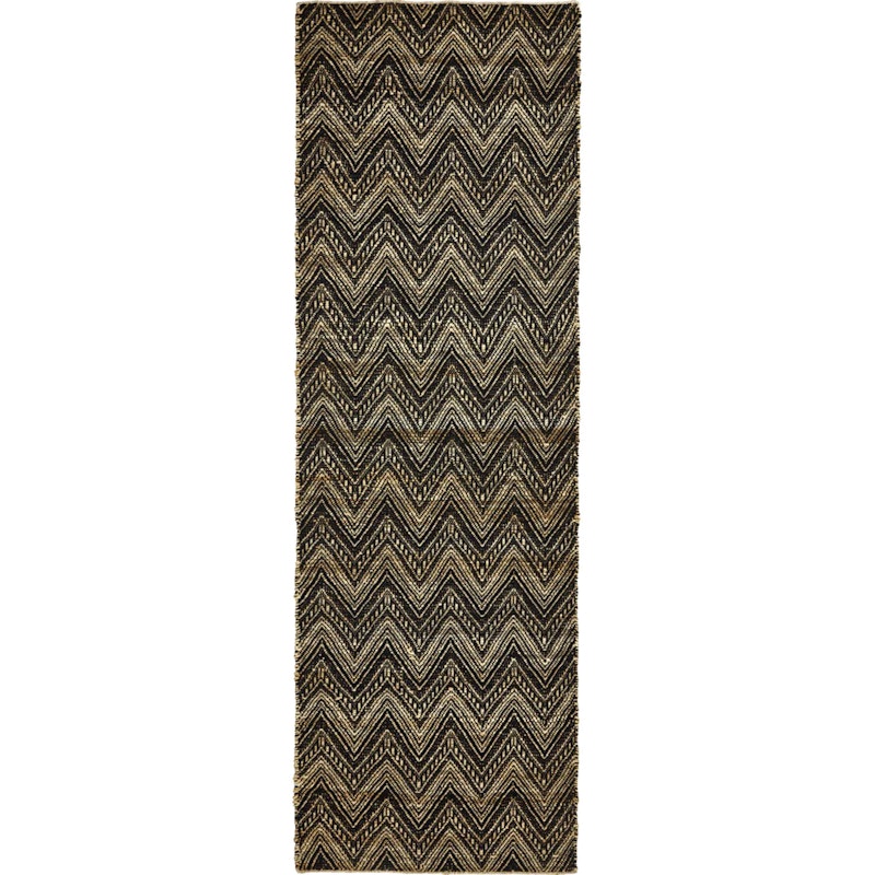 Monta Matta 83x260 cm, Natur/Svart