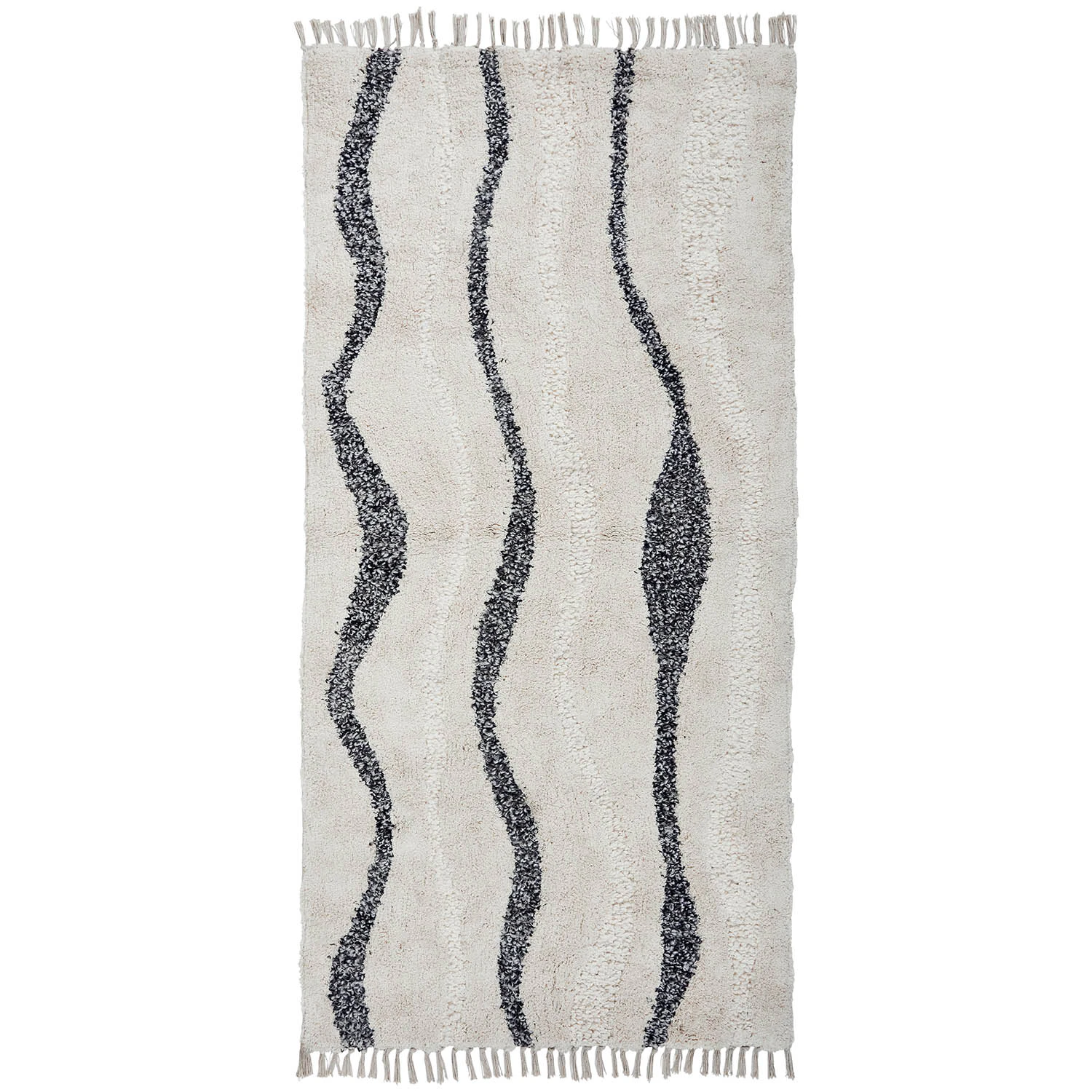 House Doctor Muzo Matta 90x180 Cm - Mönstrade mattor Bomull Beige