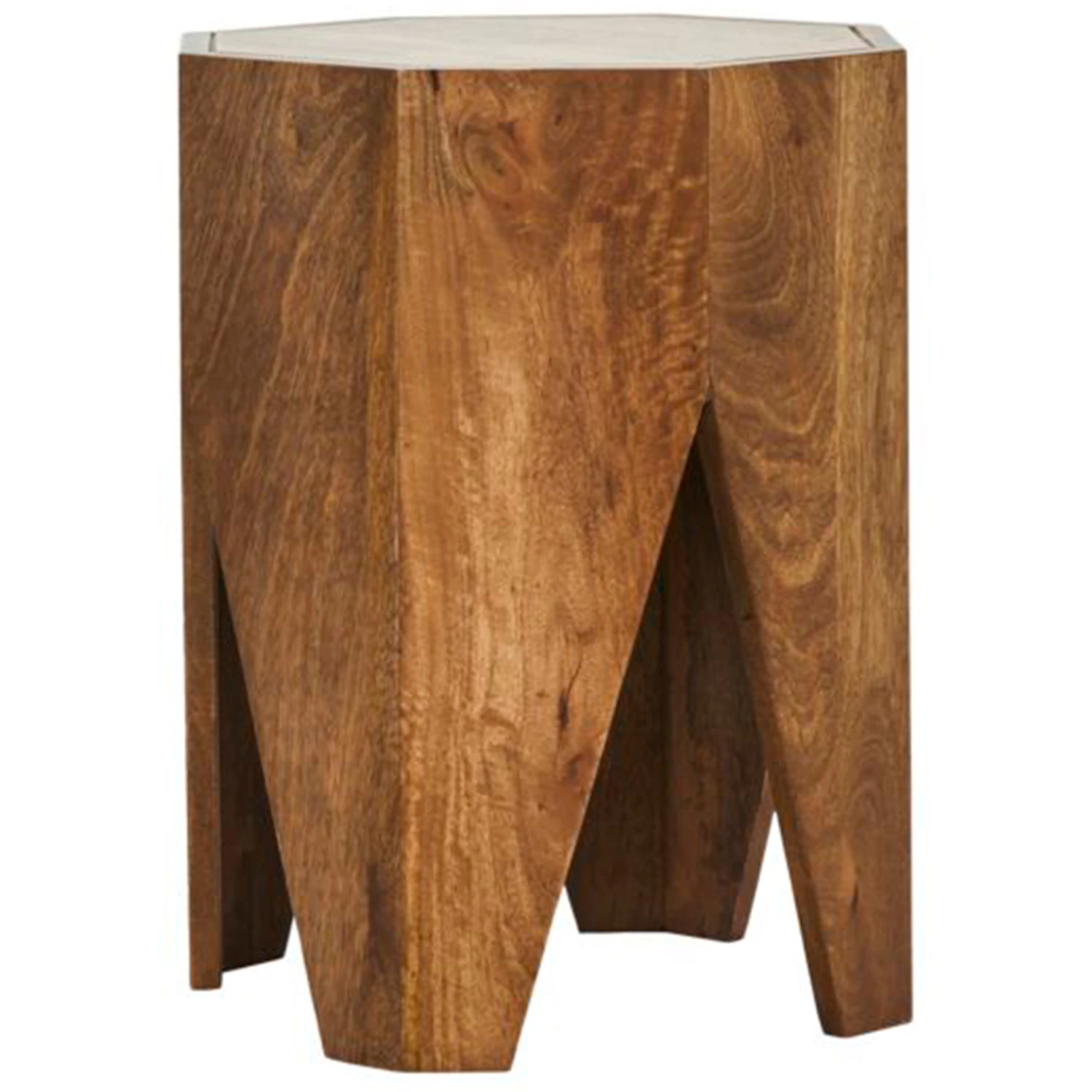 House Doctor Okta Pall Natur - Sidobord & Avlastningsbord Mangotr&auml; Natural