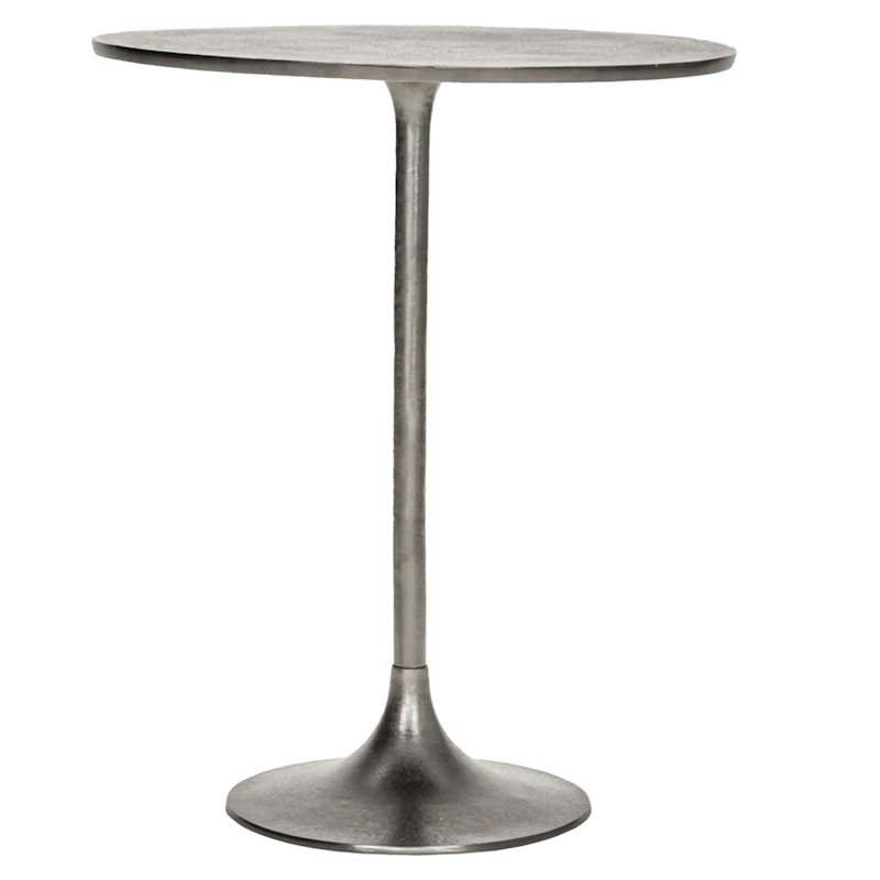 Pan Bord Ø61 cm H75 cm, Silver