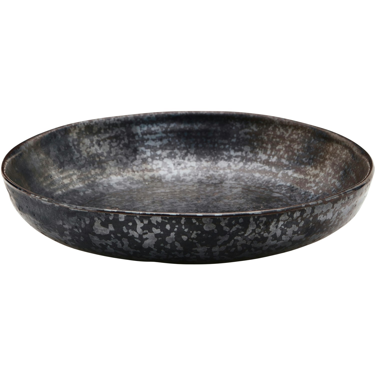 House Doctor Pion Djup Tallrik 19 Cm Svart / - Djupa tallrikar Stengods Brun