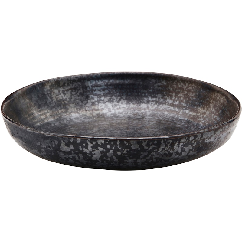 Pion Djup Tallrik 19 cm, Svart / Brun