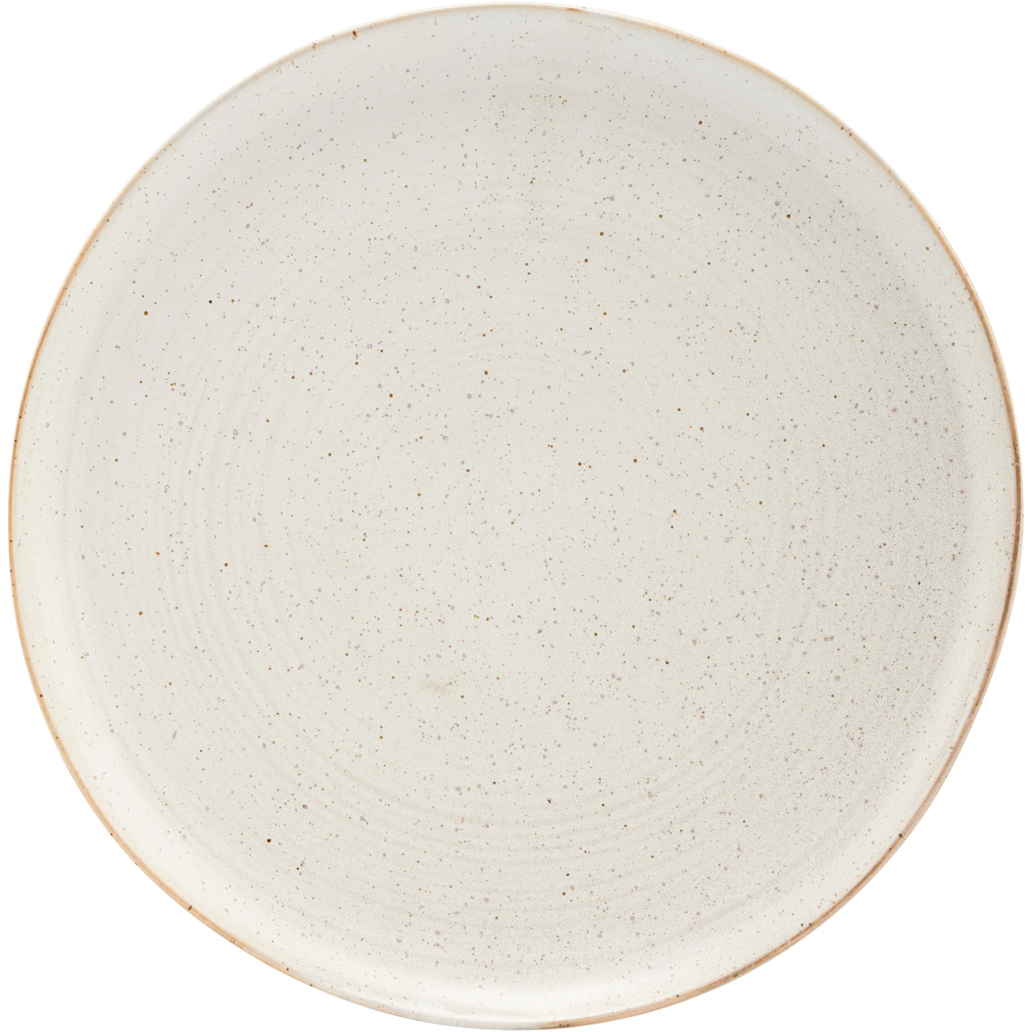 house doctor pion middagstallrik 28,5 cm vit / - stengods grå