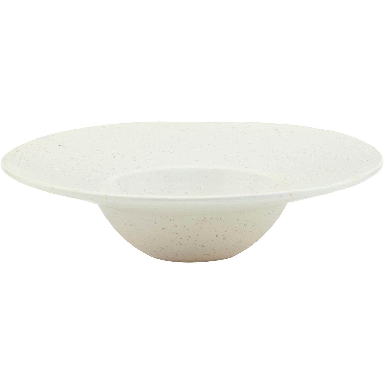 House Doctor Pion Pastatallrik 25 Cm Vit / - Pastatallrikar Stengods Gr&aring;