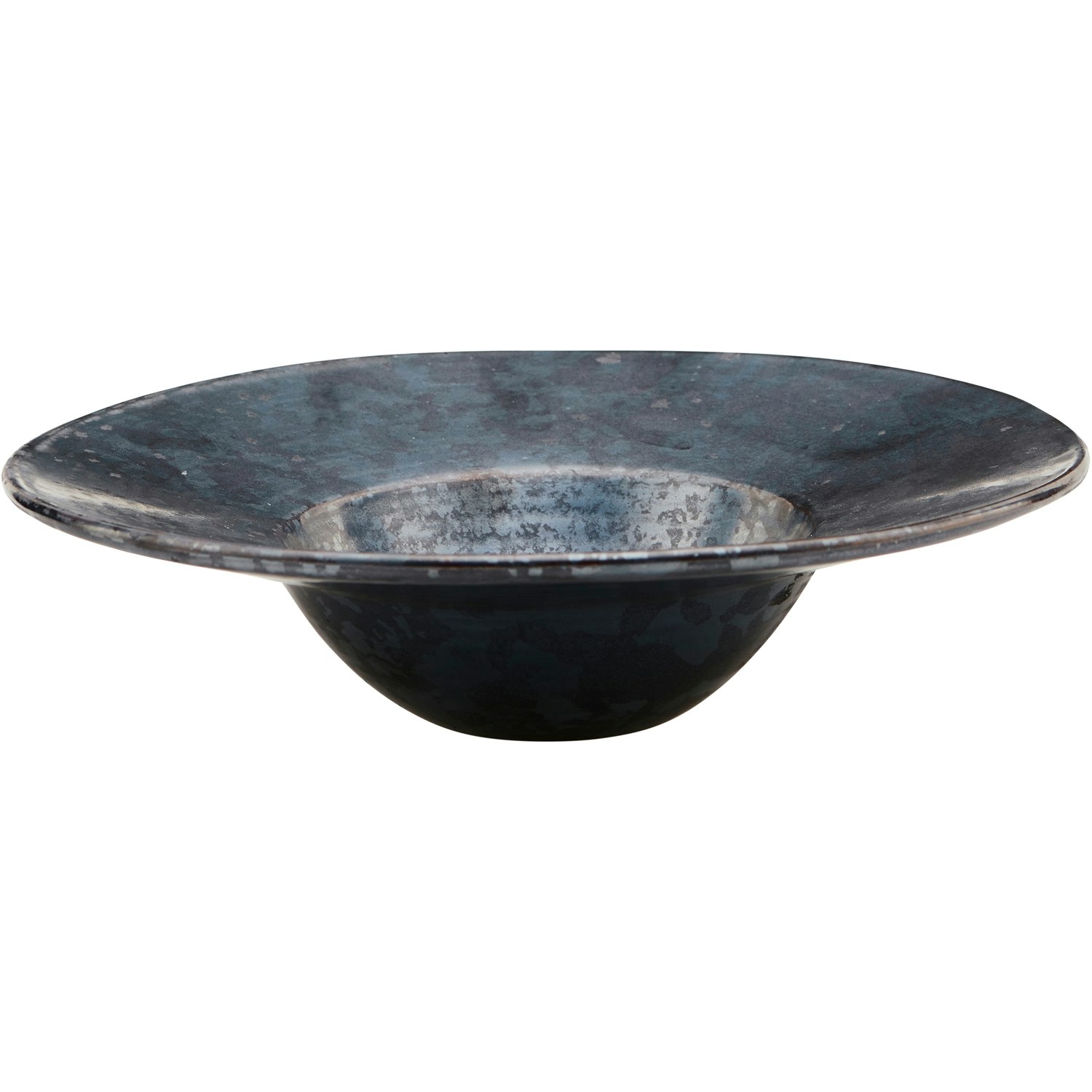 House Doctor Pion Pastatallrik 25 Cm Svart / - Pastatallrikar Stengods Brun