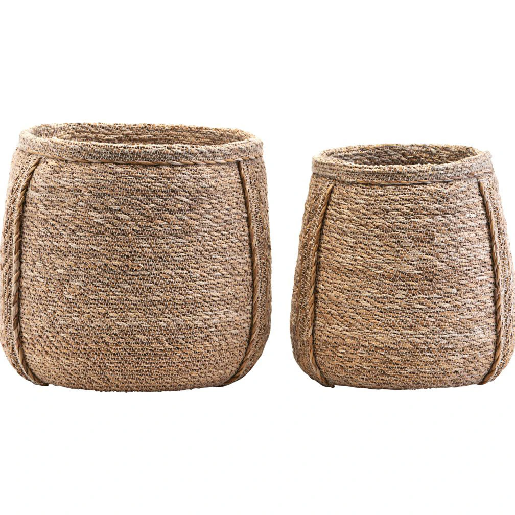 House Doctor Plant Kruka Korg 2-pack - Krukor Sjögräs Natur