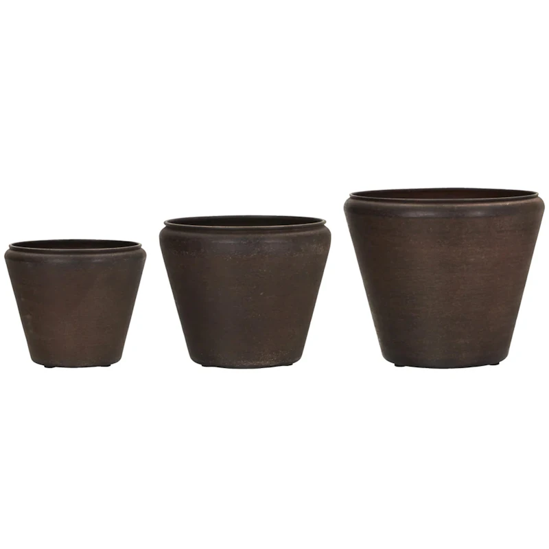 Planterare Funnel, Antik brun Kruka Antique Brown