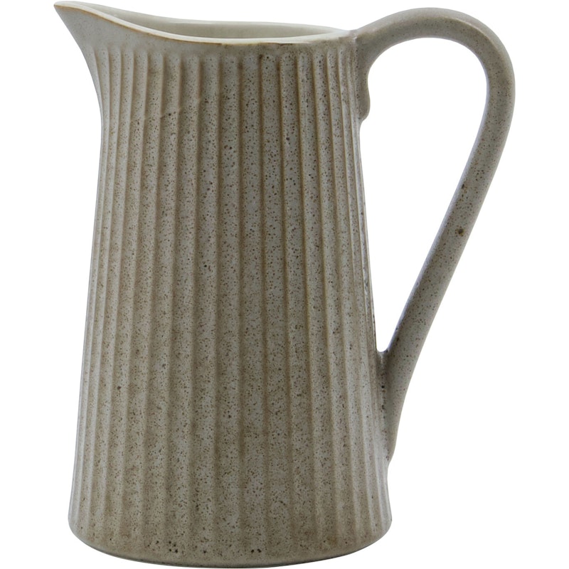 Pleat Mjölkkanna 28 cl, Gråbrun