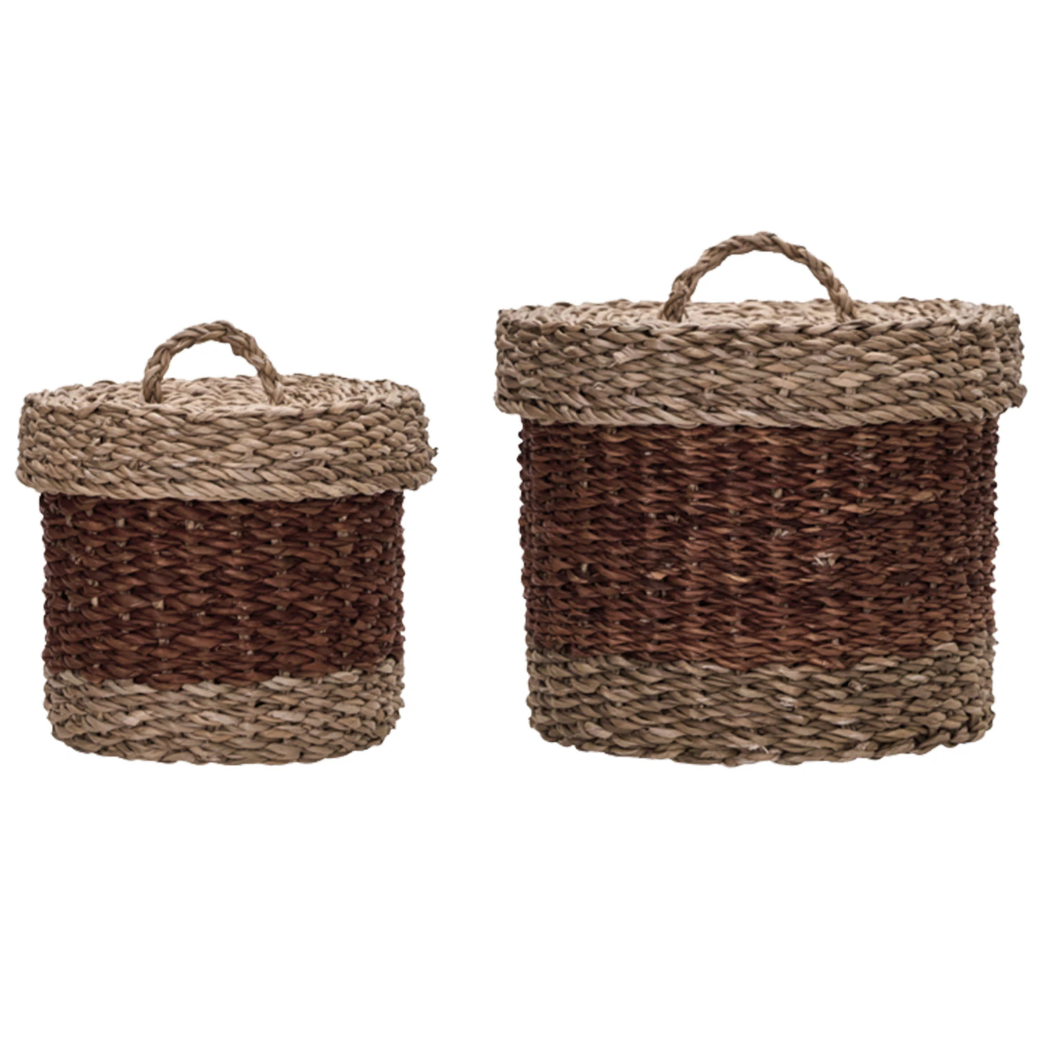House Doctor Rangi Förvaringskorg 2-pack - Korgar Sjögräs Brun