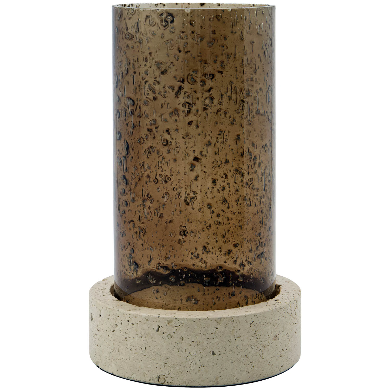 House Doctor Rivo Ljuslykta 21,5 Cm - Ljusstakar Glas Brun