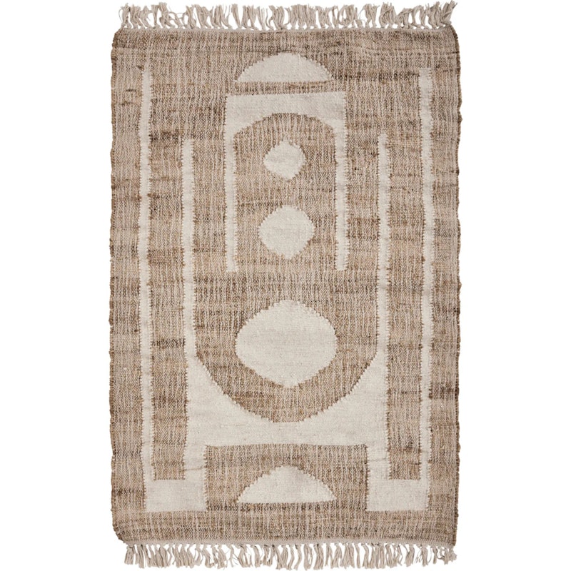 Rostro Matta 90x150 cm, Natur/Off-white