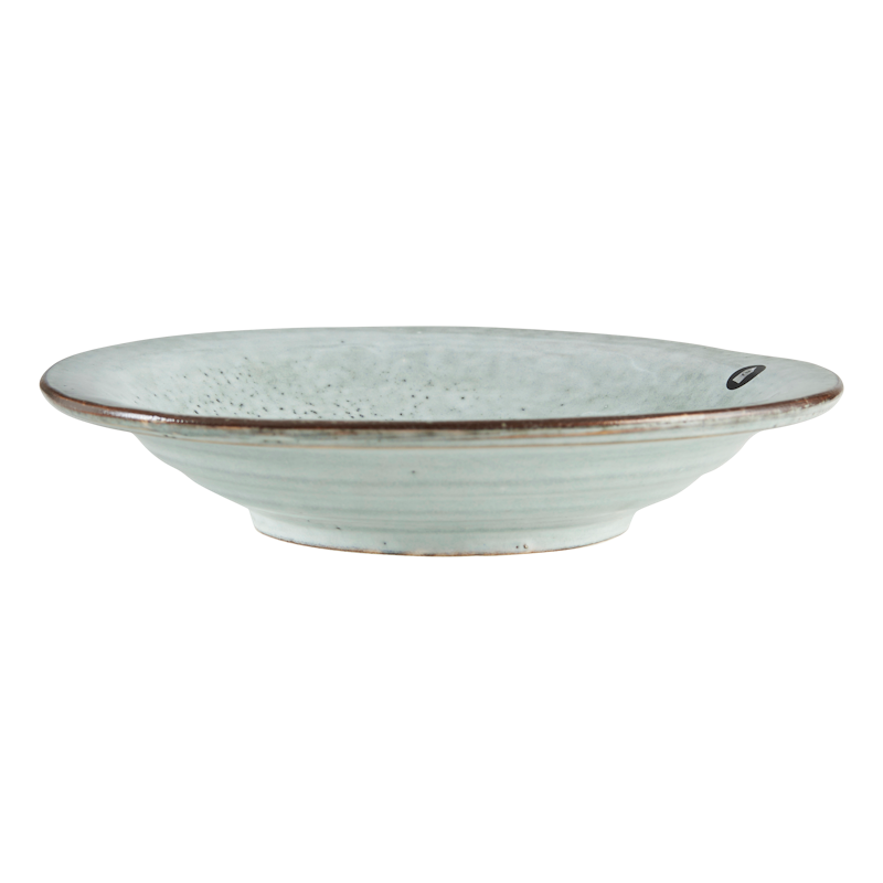 Rustic Sopptallrik 25 cm, Grå/Blå